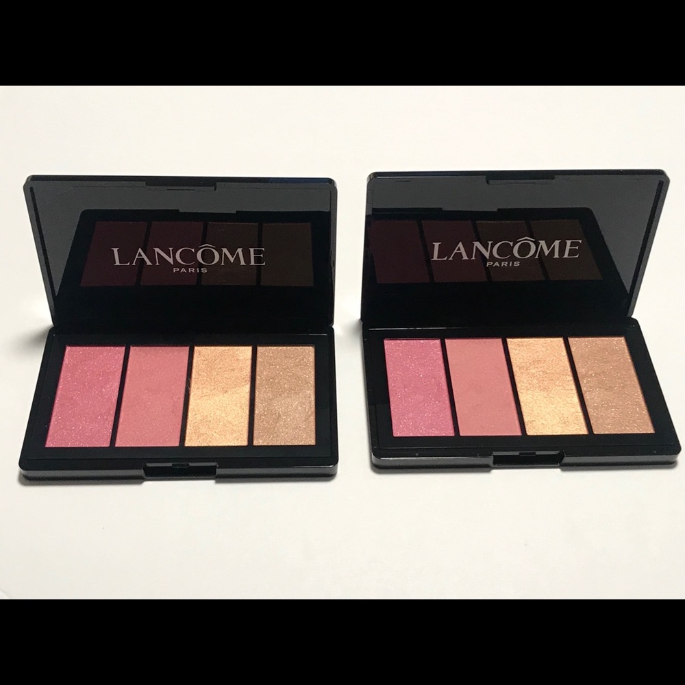 2 Lancome Starlight Blush Highlighter Face Palette
